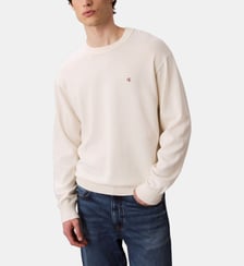 Sweat à col rond droit Calvin Klein