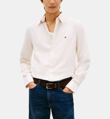 Chemise en coton droite Tommy Hilfiger