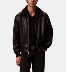 Blouson finition enduite sherpa Calvin Klein