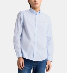 Chemise droite Flex rayée coton Tommy Hilfiger