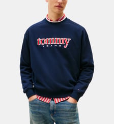 Sweat en coton signature Tommy Hilfiger