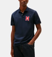 Polo en coton droit Tommy Hilfiger