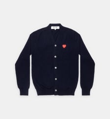 Cardigan griffé à col V Comme des Garçons PLAY