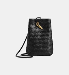 Sac pochette pour téléphone en cuir Bottega Veneta