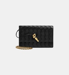 Sac pochette en cuir tressé Bottega Veneta