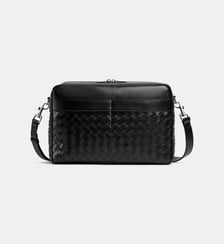 Sac besace caméra Intrecciato L en cuir tressé Bottega Veneta