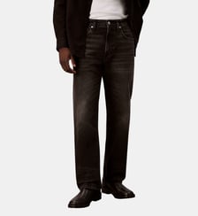 Jean droit en coton effet stonewashed Calvin Klein