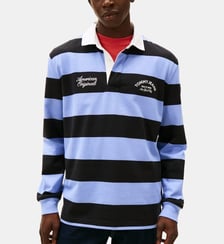 Polo en coton à rayures rugby Tommy Hilfiger