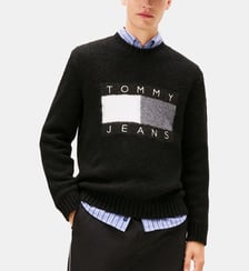 Pull logo droit Tommy Hilfiger