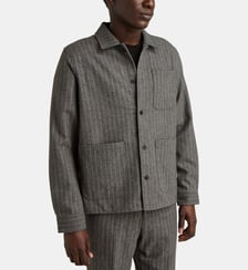 Surchemise droite Layton Pinstripe rayée  Les Deux