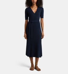 Robe Nuri 2 portefeuille mi-longue en laine Jodhpur