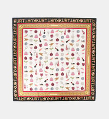 Foulard à motif signature Kurt Geiger London