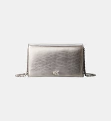 Sac pochette signature métallisé Calvin Klein
