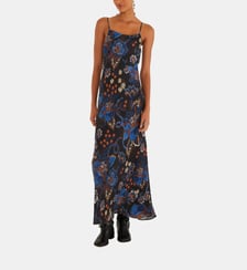 Robe longue droite sans manches Snakes Bouquet Farm Rio