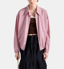 Blouson droite en gabardine ancienne signature Prada