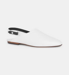 Mules en cuir bout pointu signature Kenzo