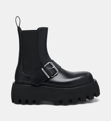 Bottines chelsea en cuir signature McQueen