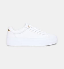 Baskets basses signature en cuir Tommy Hilfiger