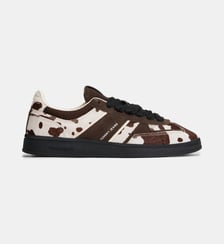 Baskets basses effet suédé imprimé vache Tommy Hilfiger