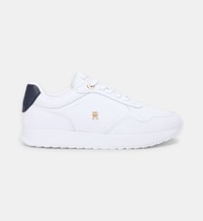 Baskets basses signature en cuir Tommy Hilfiger