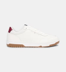 Baskets basses en cuir finition lisse Tommy Hilfiger