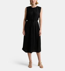 Robe midi fluide Enigme Satl Galeries Lafayette
