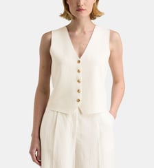 Gilet sans manches Alfred Mi maille  Galeries Lafayette