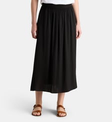 Jupe portefeuille midi fluide Celestine Satl Galeries Lafayette
