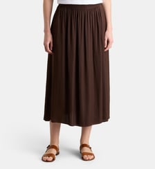 Jupe portefeuille midi fluide Celestine Satl Galeries Lafayette