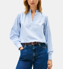 Blouse ample en coton rayée Tommy Hilfiger