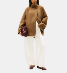 Manteau ample mi-long en laine mélangée Tommy Hilfiger