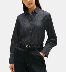 Chemise ample finition jean Tommy Hilfiger
