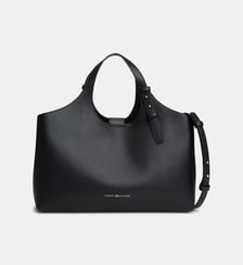 Sac à main cabas grainé signature Tommy Hilfiger