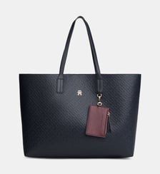 Sac cabas TH Icon avec charm et pochette Tommy Hilfiger