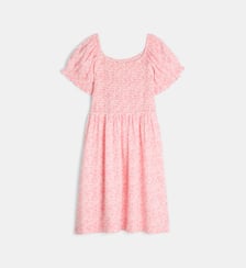 Robe Mertille Aop à smocks motif floral Cadet Rousselle