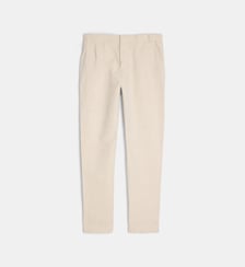 Pantalon droit Mienne en coton bio et lin Cadet Rousselle