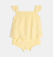 Ensemble top et bloomer Machouchou Gaz coton bio Cadet Rousselle