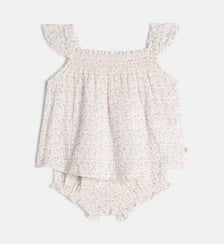 Ensemble top et bloomer Machouchou Gaz coton bio Cadet Rousselle