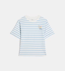 T-shirt Mathieu rayé coton Cadet Rousselle