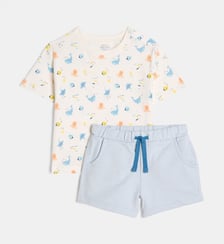 Ensemble t-shirt et short Matovo coton bio Cadet Rousselle