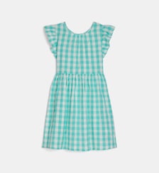 Robe à carreaux Mabiche Vich en coton bio Cadet Rousselle