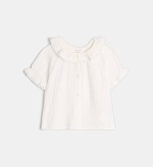 Top Lafleur en gaze de coton bio Cadet Rousselle