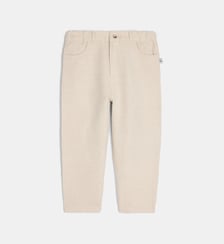 Pantalon droit Lacassis Lin en coton bio mélangé Cadet Rousselle
