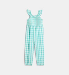 Combinaison vichy Mamatou en coton bio Cadet Rousselle