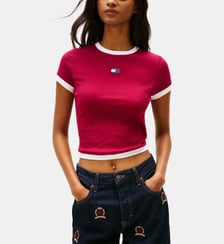 T-shirt slim en coton Tommy Hilfiger