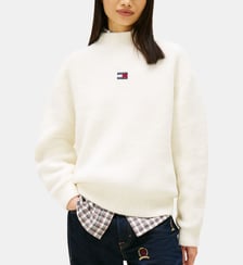 Pull droit signature Tommy Hilfiger