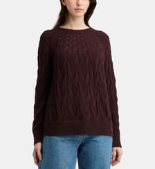 Pull Câble en maille torsadée Calvin Klein