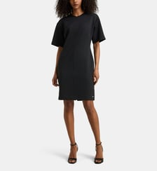 Robe courte Scuba manches courtes Calvin Klein