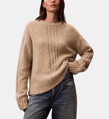 Pull tricoté col rond Calvin Klein