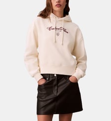 Sweat à capuche en coton Calvin Klein